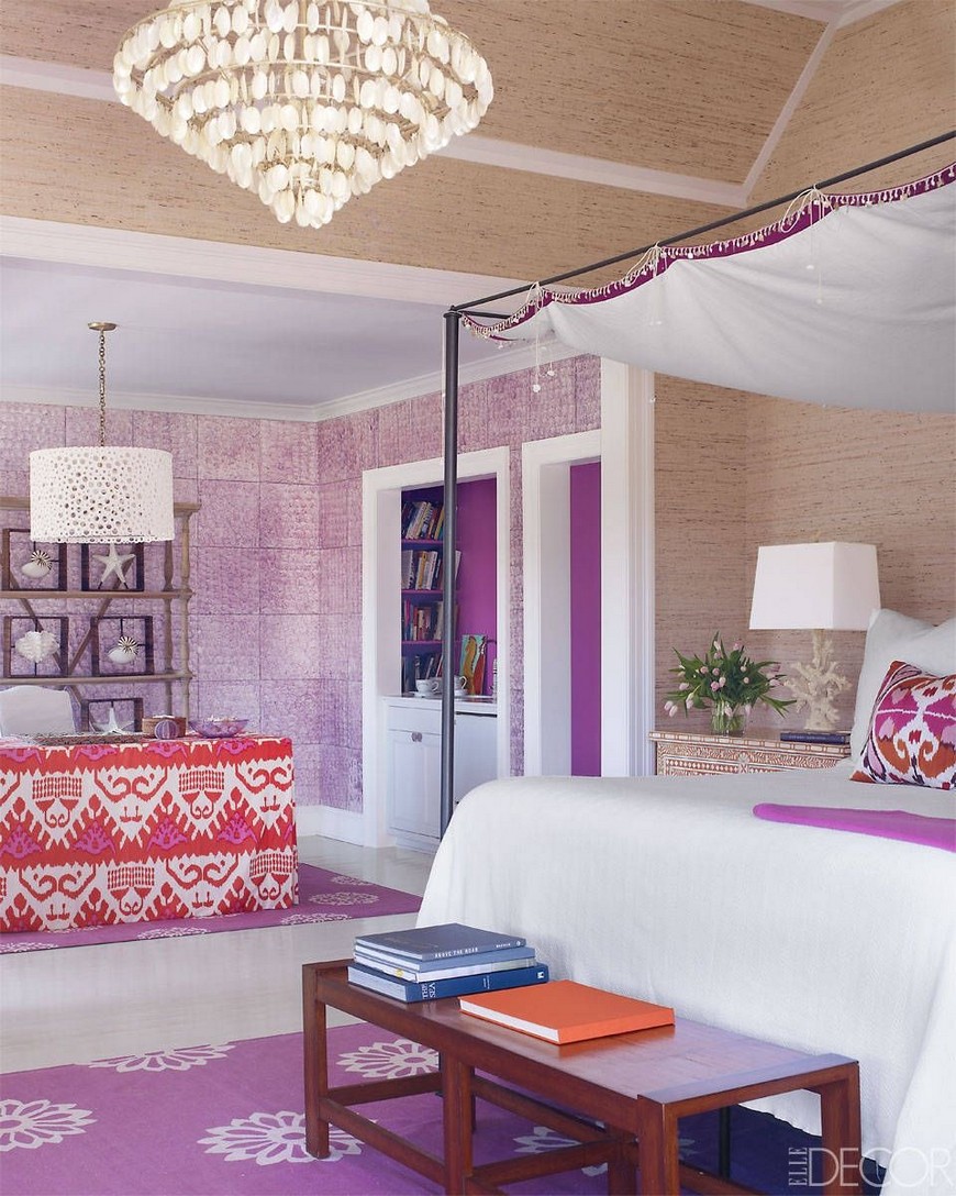 Find the Most Fashionable Bedroom Designs in Purple Tones 2